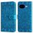 Mobigear Sunflower Housse Google Pixel 10a Etui Porte-Monnaie - Bleu