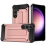 Mobigear Outdoor Coque Samsung Galaxy S24 Plus Coque arrière Rigide Anti-Chocs - Rose doré