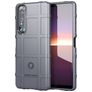 Mobigear Rugged Shield Coque Sony Xperia 1 III Coque arrière en TPU Souple Anti-Chocs - Gris