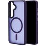 Mobiparts Hardcover Coque Samsung Galaxy S25 MagSafe Coque arrière Rigide - Satin Purple