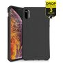 ITSkins FeroniaBio Coque iPhone XS Max Coque arrière Rigide Anti-Chocs - Noir