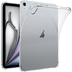 Mobigear Cushion Coque iPad Air 11 Pouces (2025) Coque arrière en en TPU Souple - Transparent