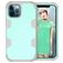 Mobigear Ultra Tough Coque iPhone 12 Pro Max Coque arrière Rigide Anti-Chocs - Turquoise