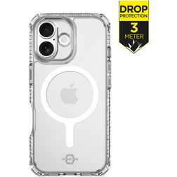 ITSKINS Level 2 HybridMagClear R Coque Transparente iPhone 17 MagSafe Coque arrière Rigide Anti-Chocs - Transparent