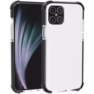 Mobigear Full Bumper Coque iPhone 12 Coque arrière Rigide Anti-Chocs - Noir