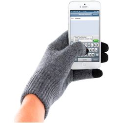 Mobiparts - Gants Tactiles - L - Gris