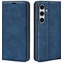 Mobigear Retro Slim Housse Samsung Galaxy S24 FE Etui Porte-Monnaie - Dark Blue