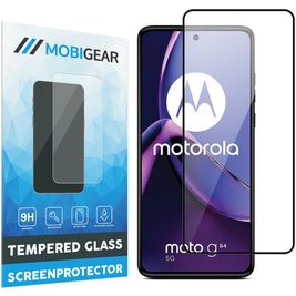 Mobigear Premium Motorola Moto G84 Verre trempé Protection d'écran - Compatible Coque - Noir
