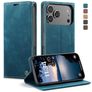 Caseme 013 Housse iPhone 17 Pro Max Etui Porte-Monnaie - Bleu