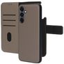 Mobiparts Housse Samsung Galaxy A16 MagSafe Etui avec Coque Détachable en Cuir Véritable Porte-Monnaie - Taupe