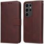 Mobigear Wallet Housse Samsung Galaxy S24 Ultra Etui Porte-Monnaie - Marron