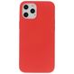 Mobiparts Coque iPhone 12 Pro Max Coque arrière en Silicone - Rouge