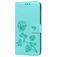 Mobigear Roses Housse Samsung Galaxy A10 Etui Porte-Monnaie - Turquoise