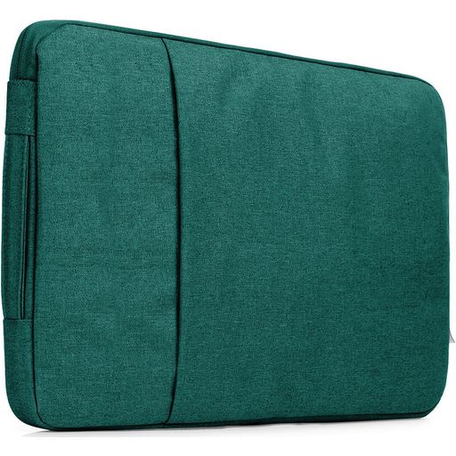 Mobigear Denim Zipper Pochette Ordinateur portable 12 Pouces Housse ordinateur - Vert