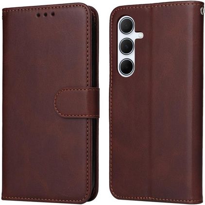 Mobigear Wallet Housse Samsung Galaxy A56 Etui Porte-Monnaie - Marron