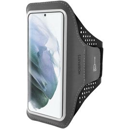 Mobiparts Comfort Fit Brassard Téléphone Samsung Galaxy S21 Brassard Coque de Sport en Neoprène - Noir