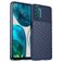 Mobigear Groove Coque Motorola Moto G42 Coque arrière en TPU Souple - Bleu