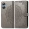 Mobigear Mandala Housse OPPO A17 Etui Porte-Monnaie - Gris