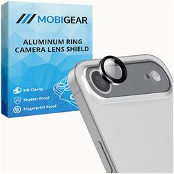 Mobigear Single Lens iPhone Air Verre trempé Protection Objectif Caméra - Compatible Coque - Noir