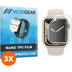 Mobigear Apple Watch - 41 mm Hydrogel TPU Protection d'écran - Compatible Coque (Lot de 3)