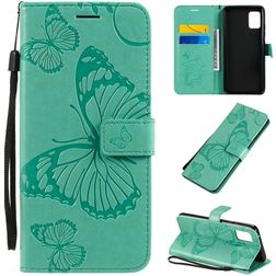 Mobigear Butterfly Samsung Galaxy A51 5G Étui Portefeuille - Turquoise