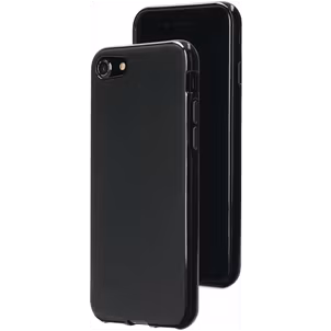 Mobiparts Classic Coque iPhone SE (2022) Coque arrière en TPU Souple - Matt Black