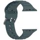 Mobigear Bumpy Bracelet Silicone Apple Watch Fermeture boucle ardillon - 49/46/45/44 mm - Vert