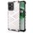 Mobigear Honeycomb Realme C35 Plastique rigide Coque arrière Antichoc - Blanc