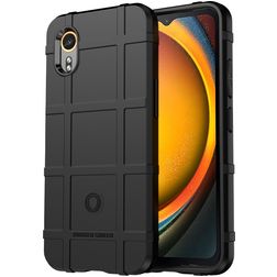 Mobigear Rugged Shield Coque Samsung Galaxy Xcover 7 Coque arrière en TPU Souple Anti-Chocs - Noir