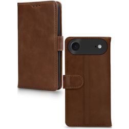 Mobilize Wallet iPhone Air Cuir véritable Étui Portefeuille - Marron