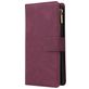 Mobigear Zipper Housse Samsung Galaxy Note 10 Lite Etui Porte-Monnaie - Rouge