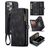 Caseme 008 Housse iPhone 16 Pro Etui avec Coque Détachable Porte-Monnaie - Noir