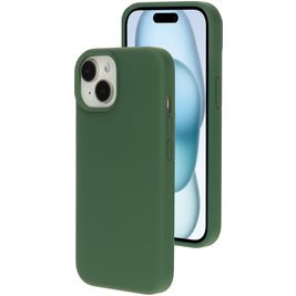 Mobiparts Coque iPhone 15 Coque arrière en Silicone - Forest Green