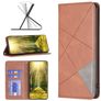 Mobigear Rhombus Slim Housse Motorola Moto G71 5G Etui - Marron
