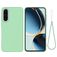 Mobigear Rubber Touch Coque Samsung Galaxy A37 Coque arrière en Silicone - Vert
