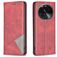 Mobigear Rhombus Slim Housse OPPO Find X6 Etui - Rouge
