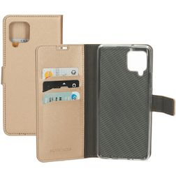 Mobiparts Saffiano Wallet Housse Samsung Galaxy A42 Etui Porte-Monnaie - Copper
