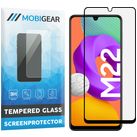Mobigear Premium Samsung Galaxy M22 Verre trempé Protection d'écran - Compatible Coque - Noir