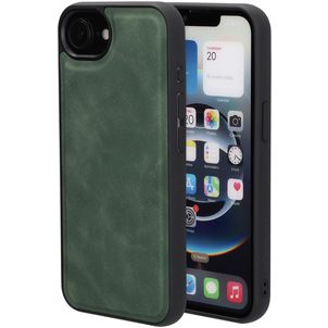 Mobiparts Classic Coque iPhone 17e MagSafe Coque arrière en TPU,Similicuir - Emerald Green