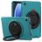 Mobigear RingGuard Coque Samsung Galaxy Tab A9 Plus (2023) Coque arrière en Plastique rigide,Silicone + Support Amovible - Bleu