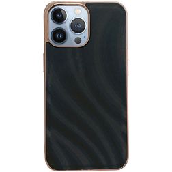 Mobigear Wavy iPhone 14 Pro Plastique rigide Coque arrière - Noir