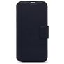 Decoded Detachable Wallet Housse iPhone 14 Plus Etui avec Coque Détachable en Cuir Véritable Porte-Monnaie - Steel Blue