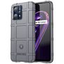 Mobigear Rugged Shield Coque Realme 9 Pro Plus Coque arrière en TPU Souple Anti-Chocs - Gris