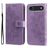 Mobigear Flowers Housse iPhone Air Etui Porte-Monnaie - Violet
