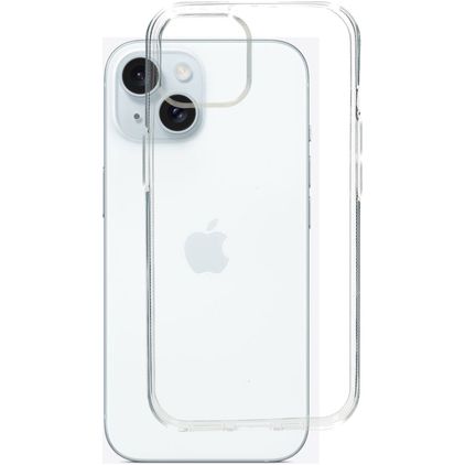 Mobiparts Classic Transparent iPhone 15 TPU souple Coque arrière - Transparent