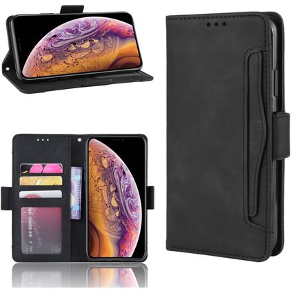 Mobigear Slide Wallet Housse iPhone 11 Pro Etui Porte-Monnaie - Noir