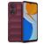 Mobigear Bumpy Coque HONOR X7 Coque arrière en TPU Souple - Bordeaux