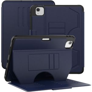 Mobigear Magnetic Folio Coque iPad Pro 11 Pouces (2018) Etui + Porte-crayon - Bleu Marin