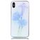 Mobigear Design Coque iPhone XS Max Coque arrière en TPU Souple - Fleur mauve