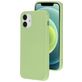 Mobiparts Coque iPhone 12 Mini Coque arrière en Silicone - Pistache Green